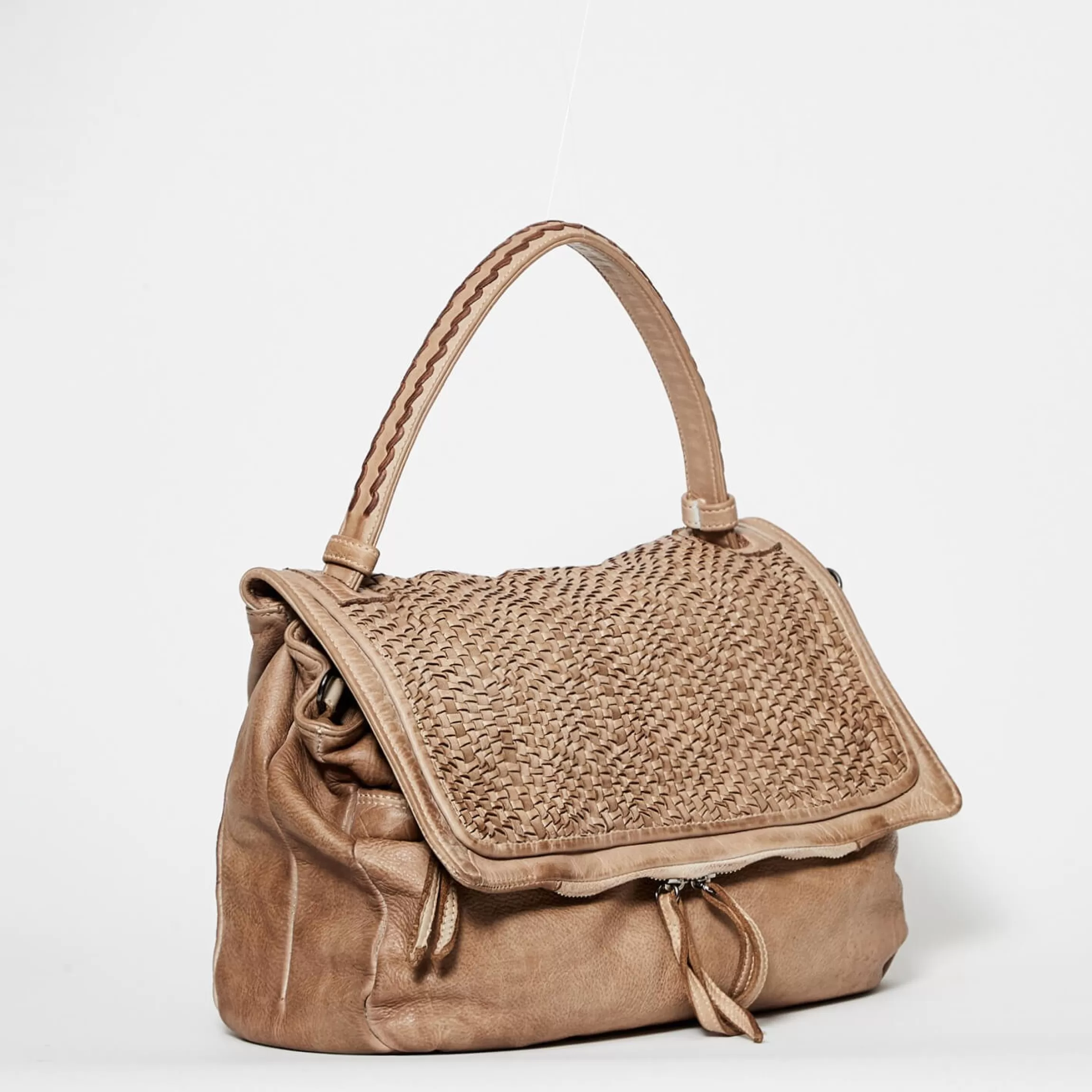 Reptile's House Basket-Handtasche Walnusse*Damen Taschen