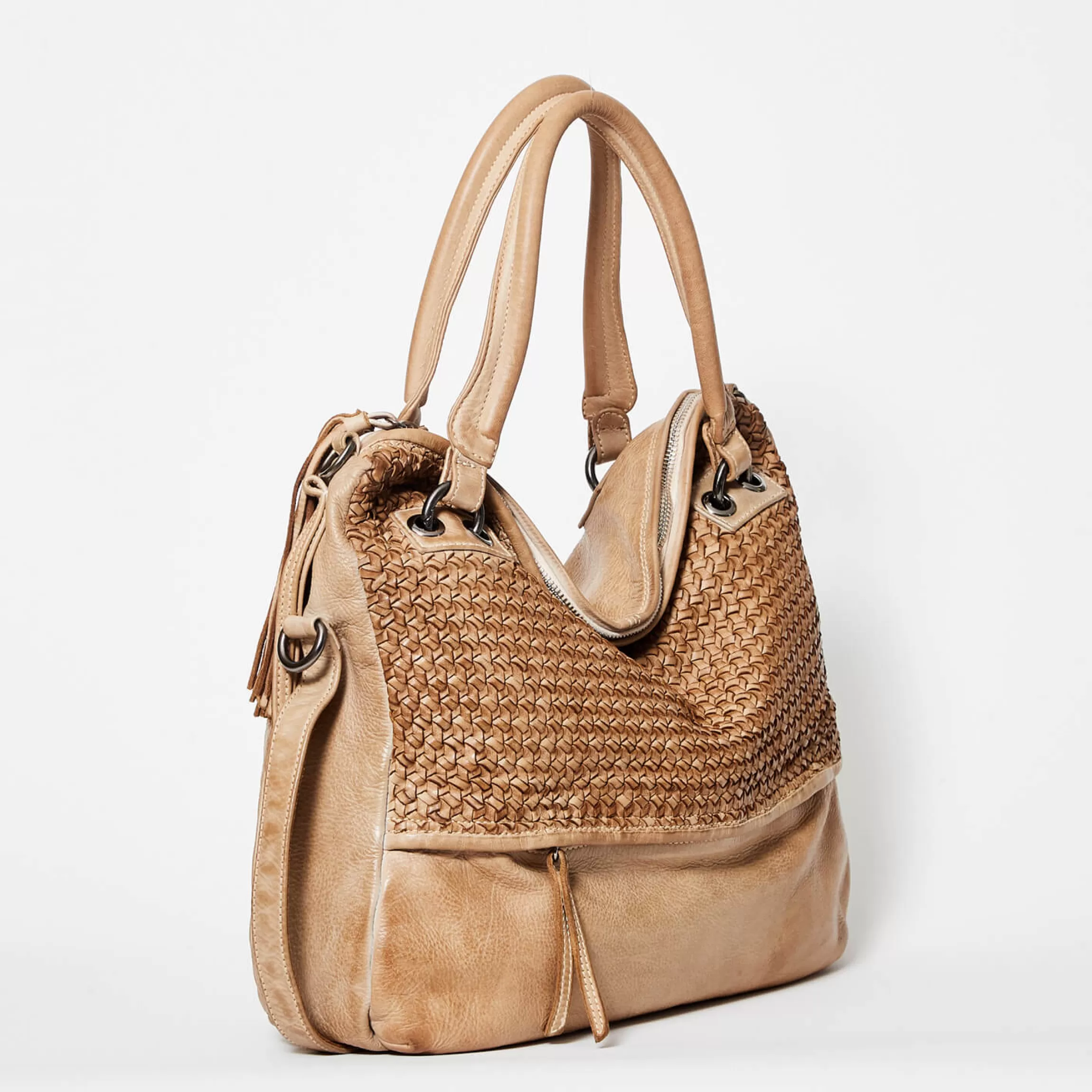 Reptile's House Ravello-Schultertasche Walnusse*Damen Taschen